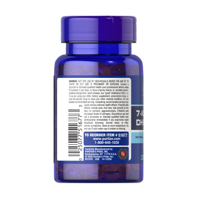 Puritan's Pride - 7-Keto® DHEA 100 mg - 30 Softgels