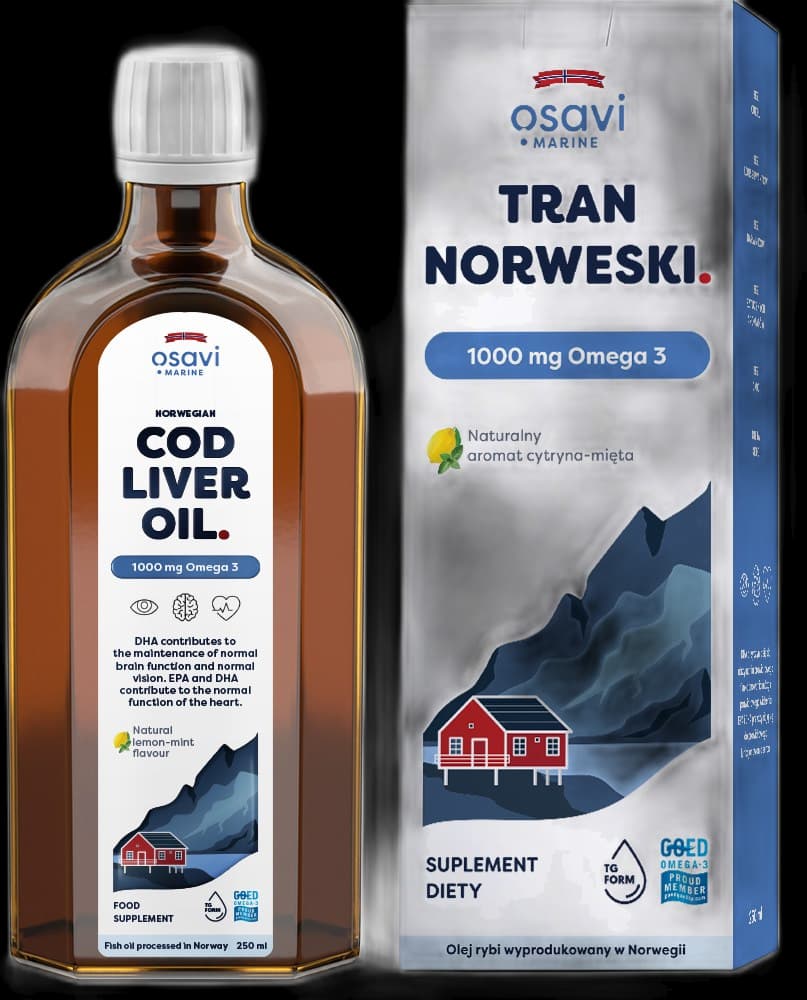 Osavi - Norwegian Cod Liver Oil – Osavi förpackning