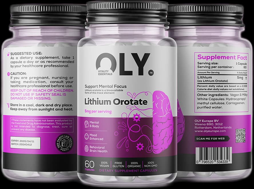 Oly - Litiumorotaatti - 5 mg - 60 kapselia
