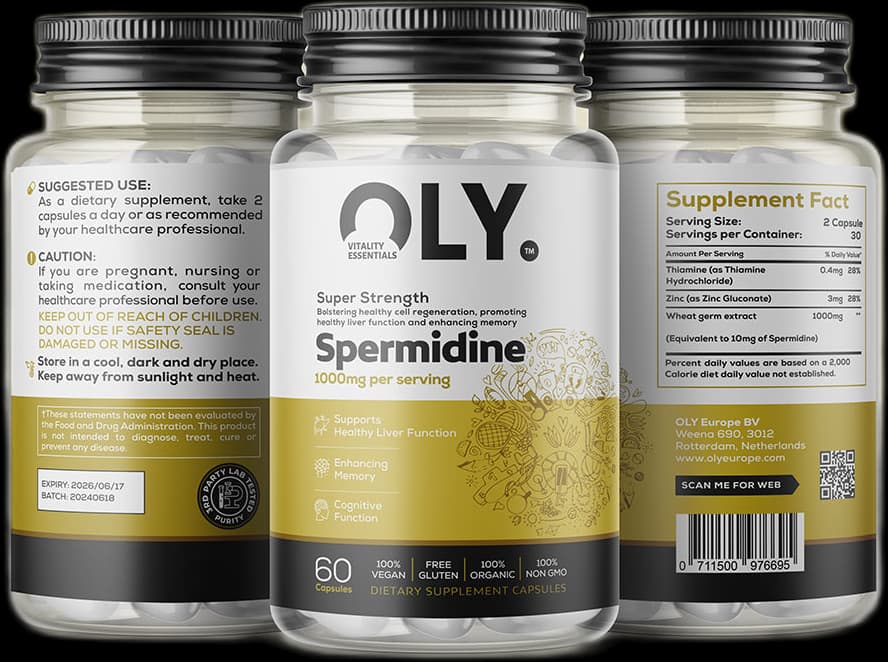 Oly - Spermidiini - Supervoima - 60 kapselia