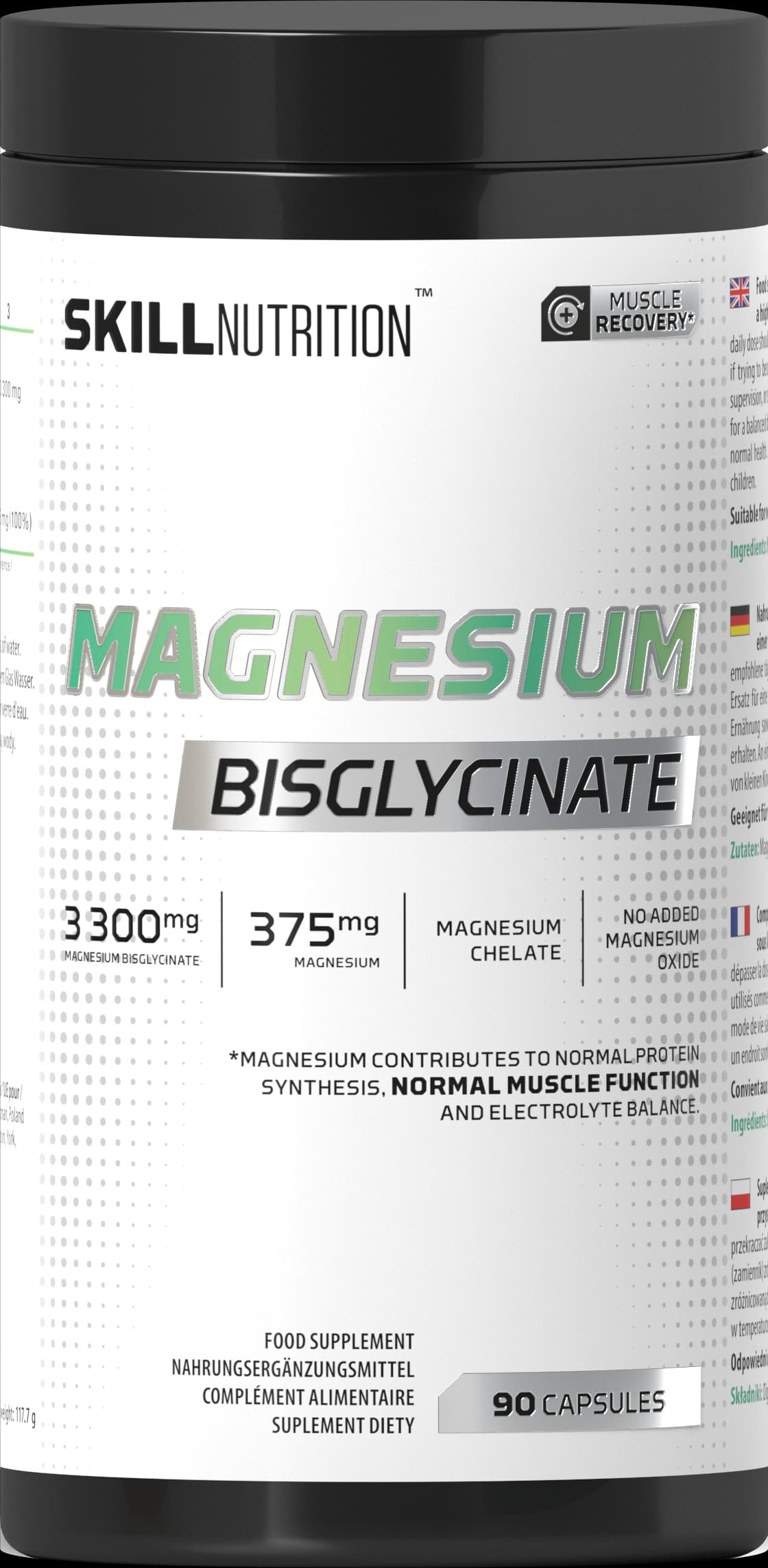 Skill Nutrition - Magnesium Bisglycinate 90 Caps