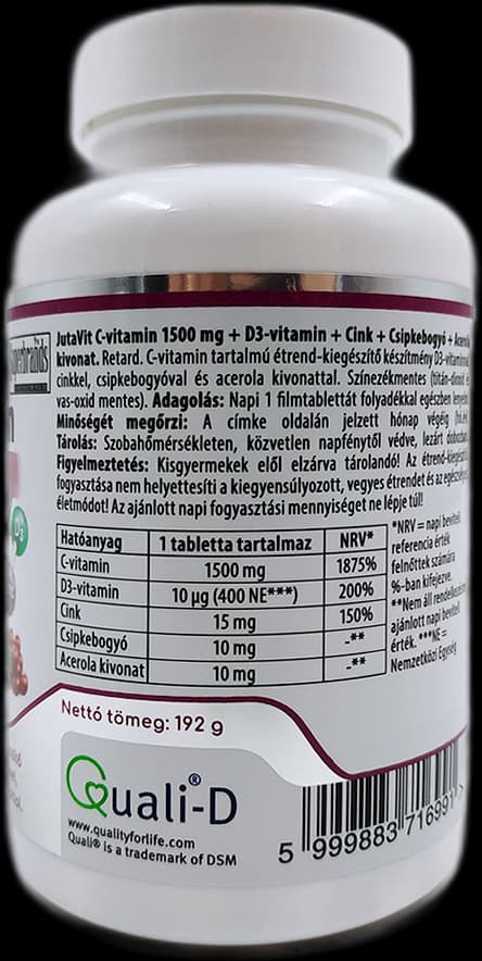 JutaVit - Vitamin C 1500mg + Acerola + D3 + Zinc