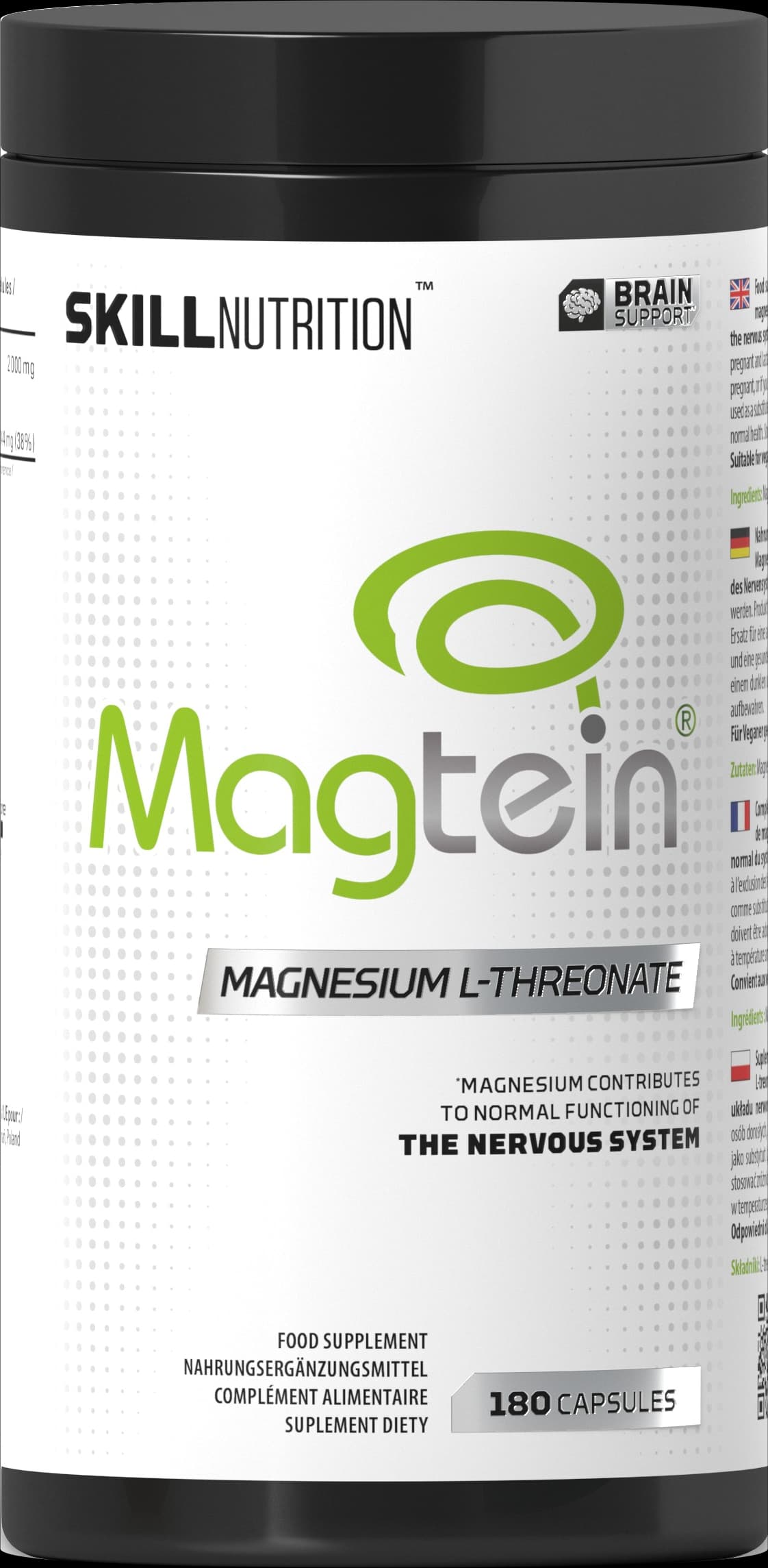 Skill Nutrition - Magtein Magnesium L-Treonat – Skill Nutrition emballage
