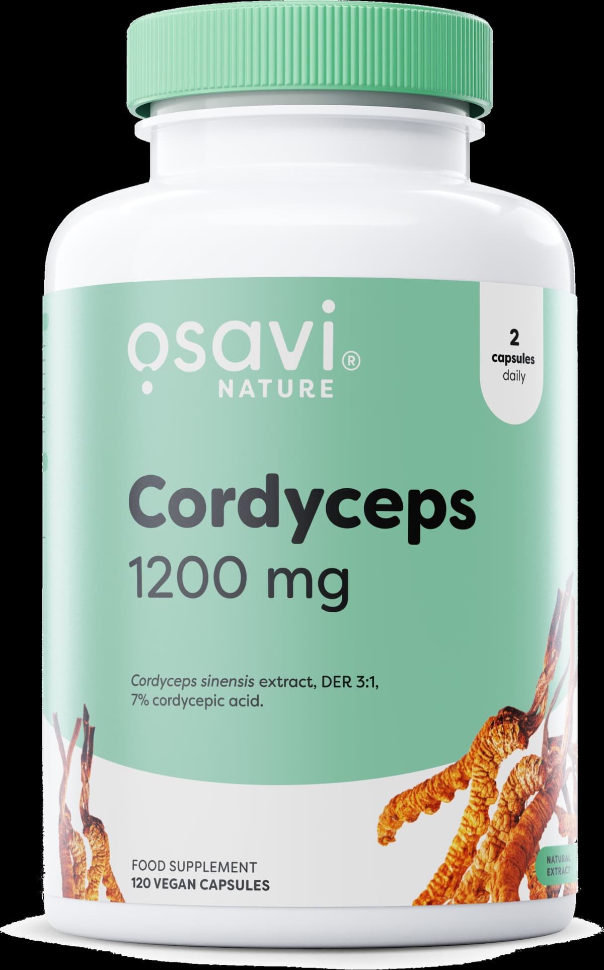 Osavi Cordyceps 1200mg – Osavi förpackning