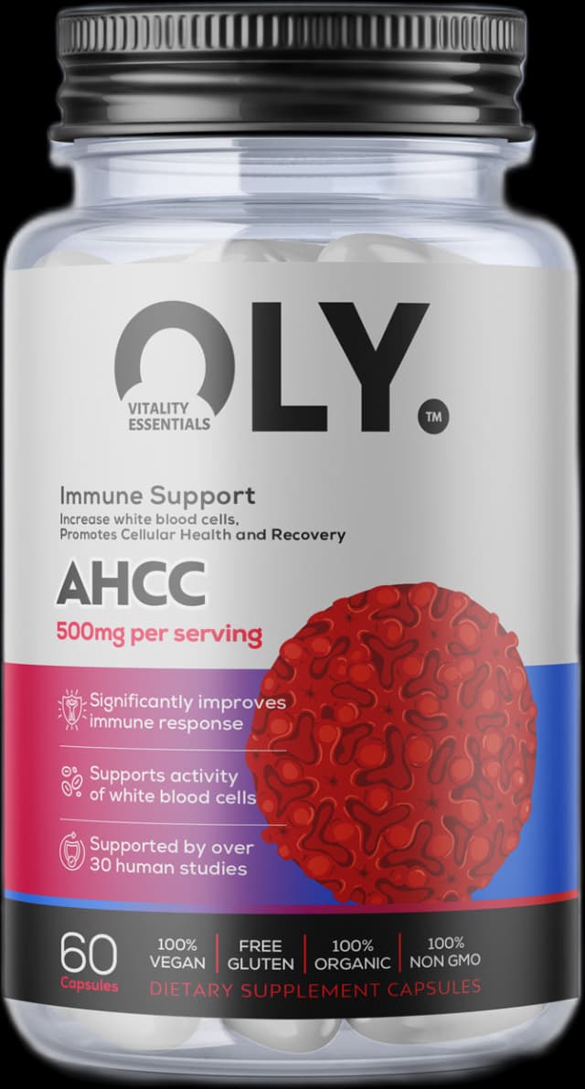 Oly - AHCC - 500mg - 60 vcaps – Oly