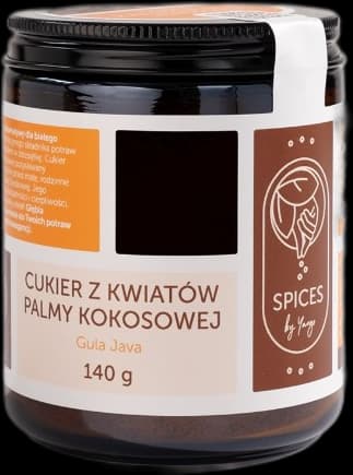 Spices By Yango - Coconut Palm Sugar - 140g – Spices By Yango förpackning