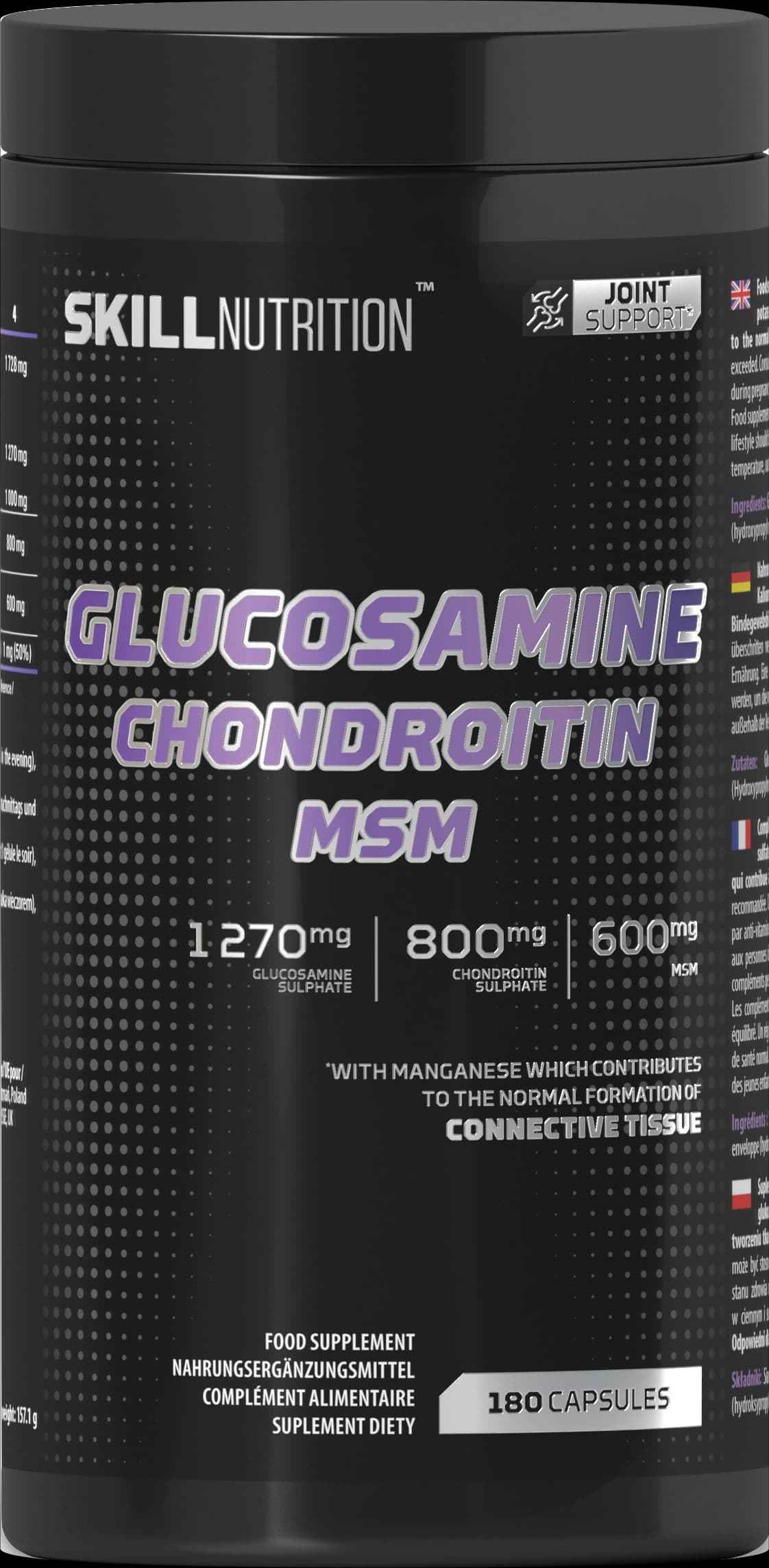 Skill Nutrition - Glucosamine Chondroitin MSM – Skill Nutrition emballage