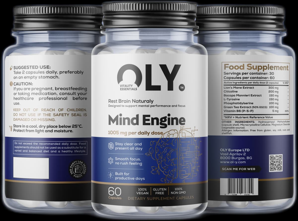 Oly - Mind Engine - 1005 mg - 60 vcaps