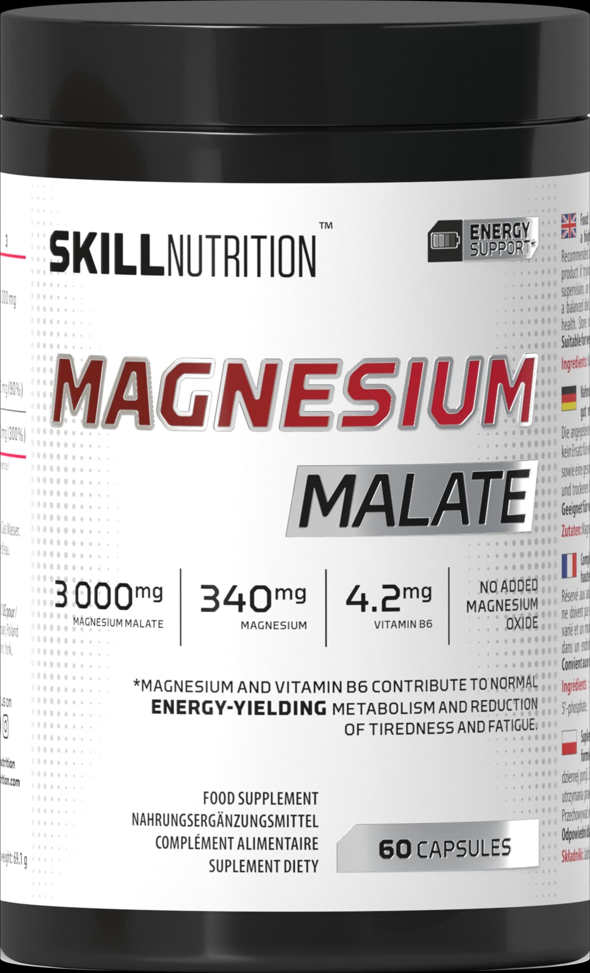 Skill Nutrition - Magnesium Malate 60 Caps