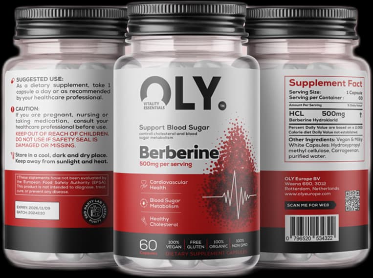 Oly - Berberiini - 500 mg - 60 kapselia