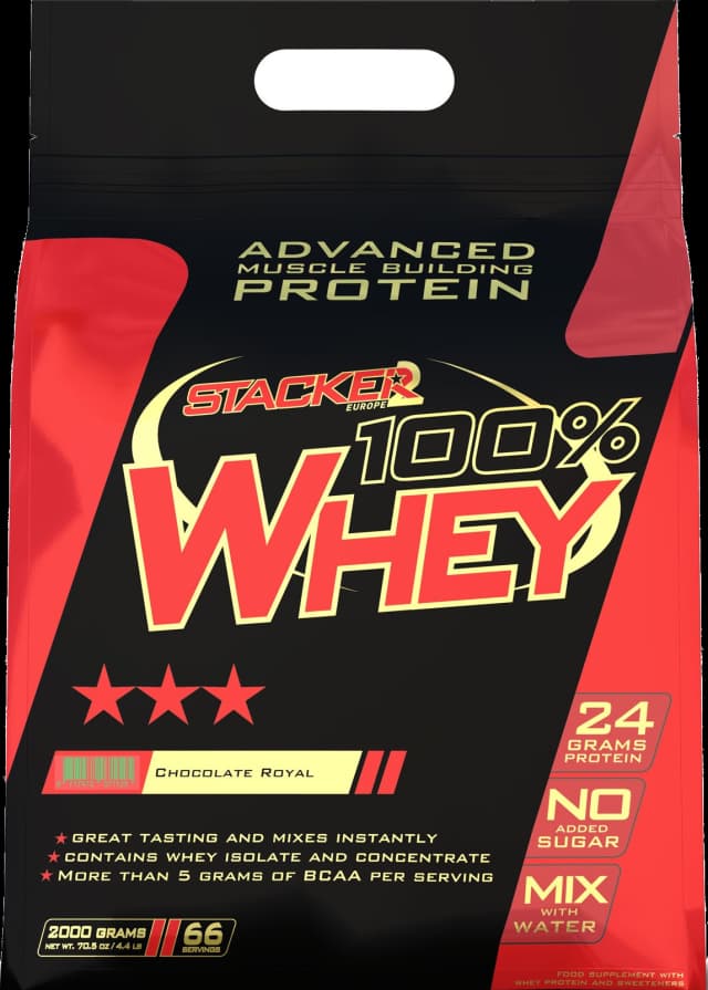 Stacker2 - 100 % heraproteiini - Vanilja, 2000 g – Stacker2