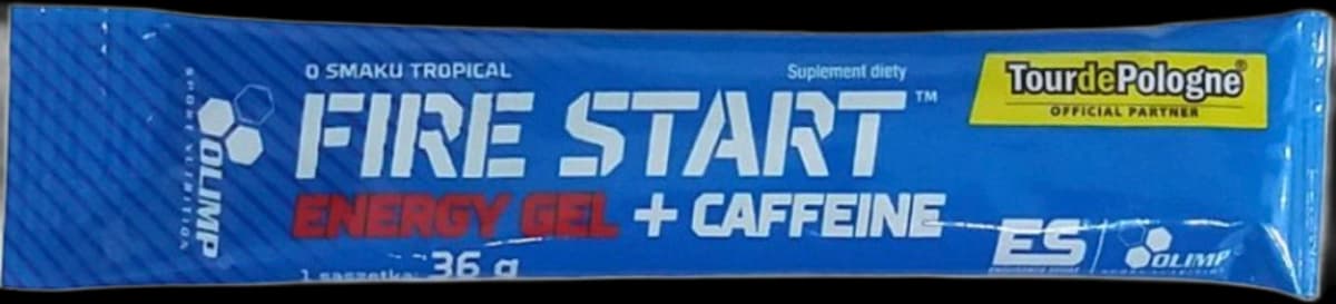 Olimp Labs - Fire Start -geeli, kofeiinia – Olimp Labs pakkaus