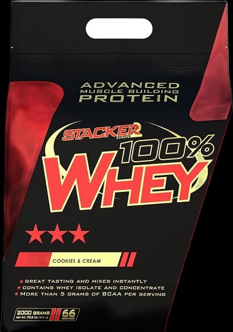 Stacker2 100% Valleprotein Cookies & Cream - 2000g