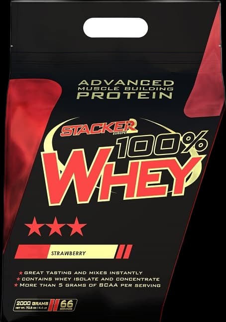 Stacker2 100% Whey Strawberry - 2000g