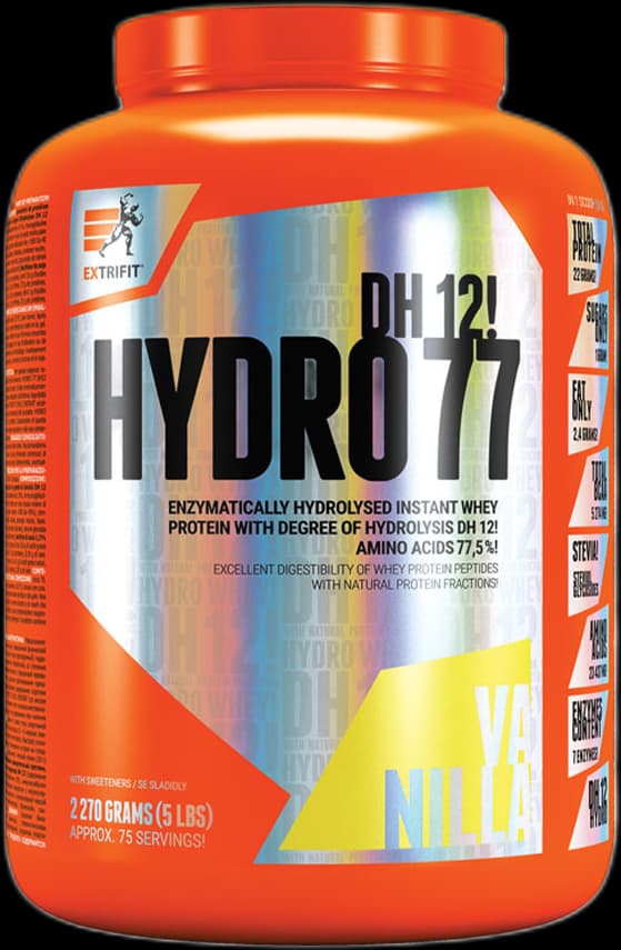 Extrifit - Hydro 77 DH12 - Vanilje, 2270 g – Extrifit