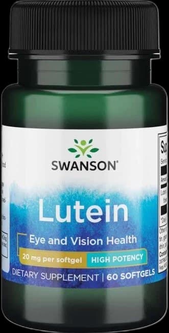 Swanson - Lutein - Eye and Vision Health 20mg - 60 Softgels