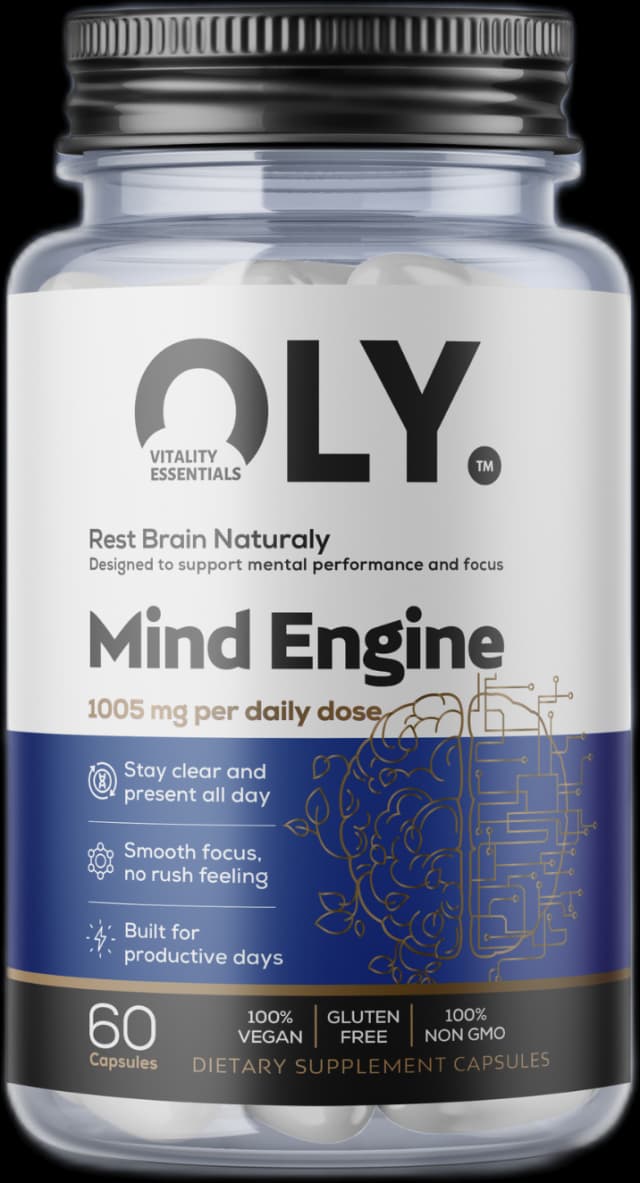 Oly - Mind Engine - 1005 mg - 60 vcaps – Oly