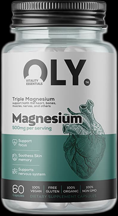 Oly - Triple Magnesium, 500mg - 60 vcaps – Oly