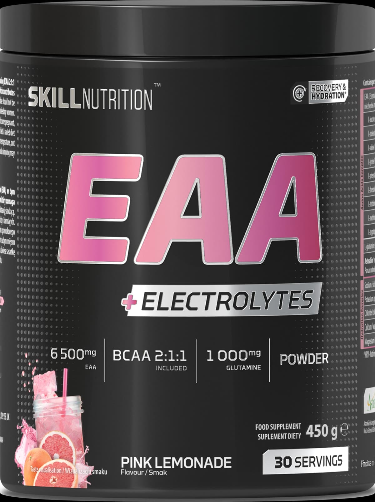 Skill Nutrition - EAA + Electrolytes Pink Lemonade - 450g