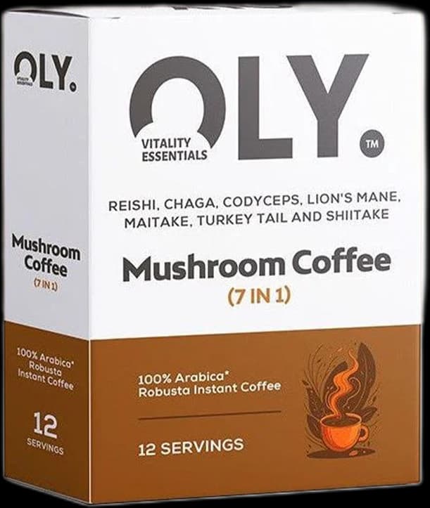 OLY - Vitality Essentials Mushroom Coffee - 12 Servings – Oly