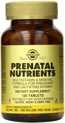 Solgar - Prenatal Nutrients - 120 Tabs – Solgar förpackning
