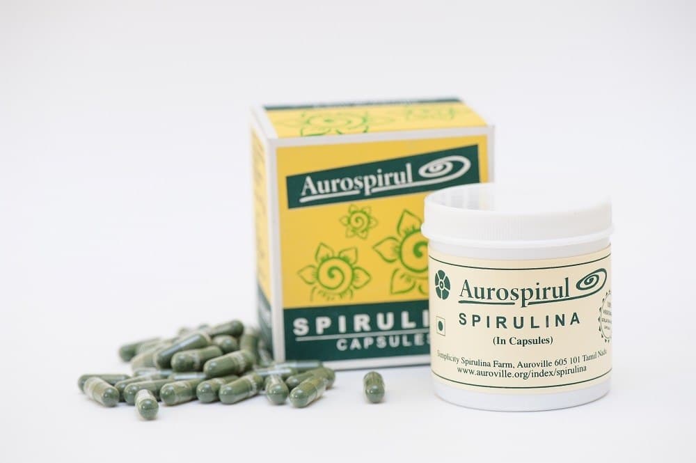 Aurospirul - Spirulina (In Caps) – Aurospirul förpackning