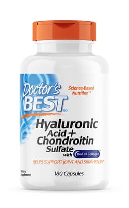 Doctor'S Best - Hyaluronihappo + Kondroitinisulfatti Kollageenilla - 60 Tablettia
