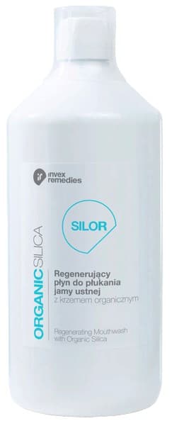 Regenerujący płyn do płukania jamy ustnej z krzemem organicznym SILOR+B 1000ml INVEX REMEDIES