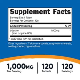 Nutricost - L-Lysine - 240 Tabs