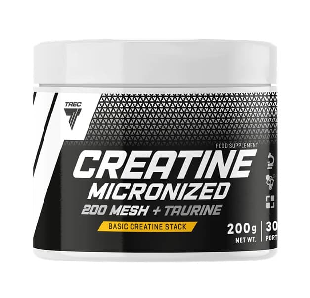 Trec - Creatine Micronized 200 Mesh + Taurine - 200g – Trec förpackning