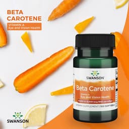 Swanson - Beta-Carotene (Vitamin A), 10 000IU - 250 Sgels