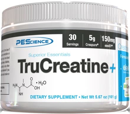 Pescience - Trucreatine+ - Creatine Monohydrate - 161g – PEScience förpackning