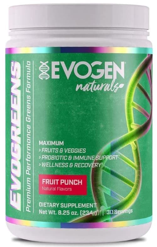 Evogen - Naturals - Premium Performance Greens Formula – Evogen förpackning