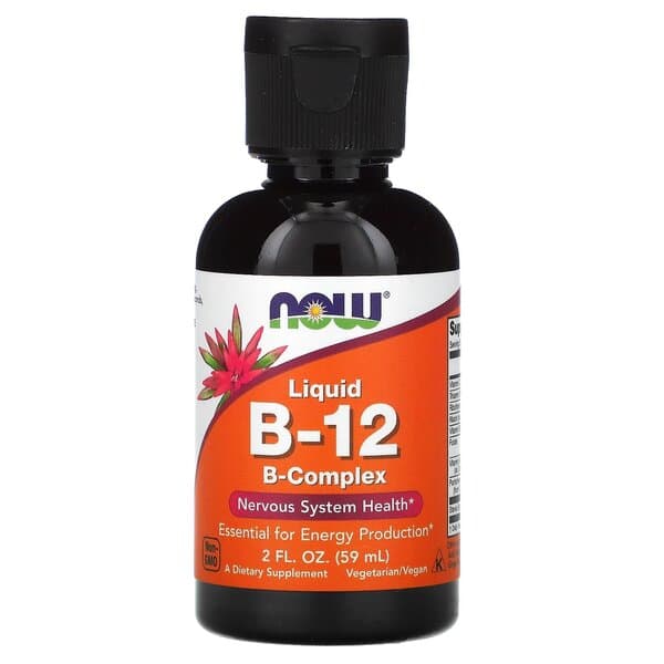 NOW Foods - Vitamin B-12 Liquid B-Complex - 59ml