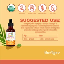 Maryruth'S - Toddler Vitamin D3+K2 Organic Liquid Drops - 1 Fl oz