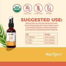 Maryruth'S - Toddler Vitamin D3+K2 Organic Liquid Drops - 1 Fl oz