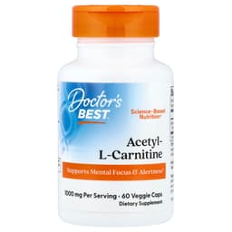 Doctor's Best - Acetyl L-Carnitine - 500mg - 60 Vcaps