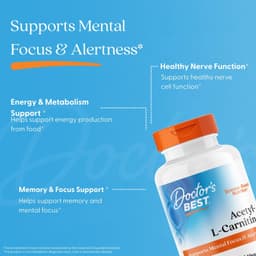 Doctor's Best - Acetyl L-Carnitine - 500mg - 60 Vcaps