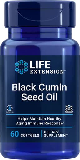 Life Extension - Black Cumin Seed Oil And Curcumin Elite - 60 Sgels