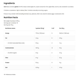 Ostrovit - Oatlicious - Nutritious Oatmeal - 800g