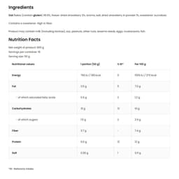 Ostrovit - Oatlicious - Nutritious Oatmeal - 800g