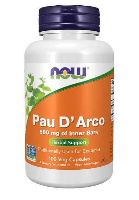 NOW Foods - Pau D'Arco - 500mg - 100 Vcaps