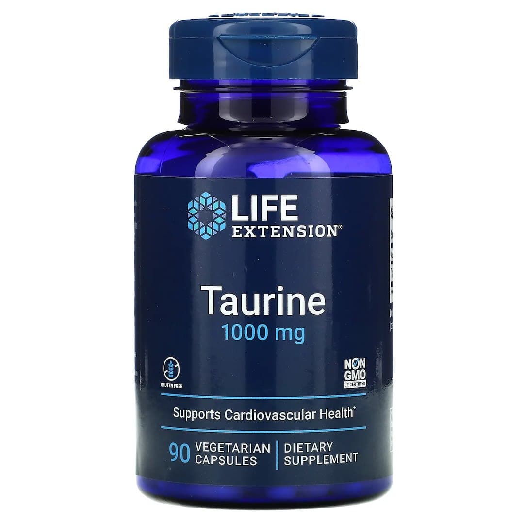 Life Extension - Taurine - 3000mg, 90 Caps – Life Extension förpackning