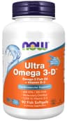 NOW Foods - Ultra Omega 3-D With Vitamin D-3 - 90 Sgels