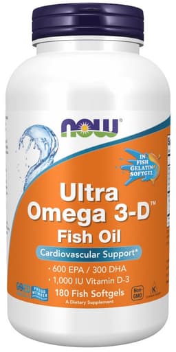NOW Foods - Ultra Omega 3-D With Vitamin D-3 - 90 Sgels