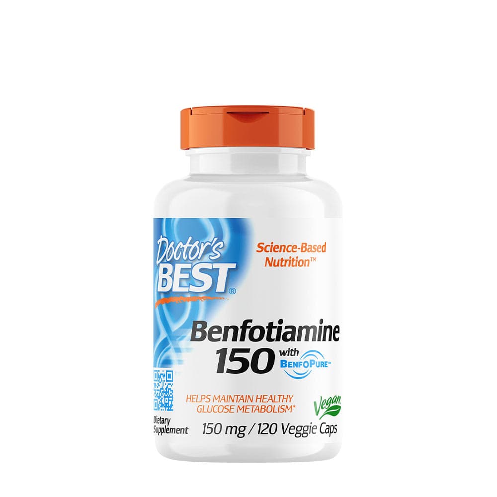 Doctor's Best - Benfotiamine With Benfopure - 150mg - 120 Vcaps