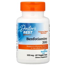 Doctor's Best - Benfotiamine With Benfopure - 150mg - 120 Vcaps