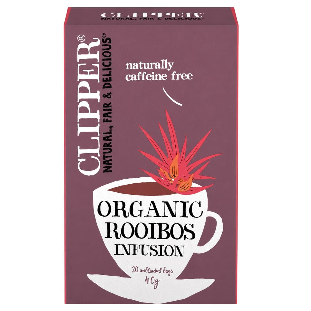 Clipper - Organic Rooibos Infusion – CLIPPER förpackning