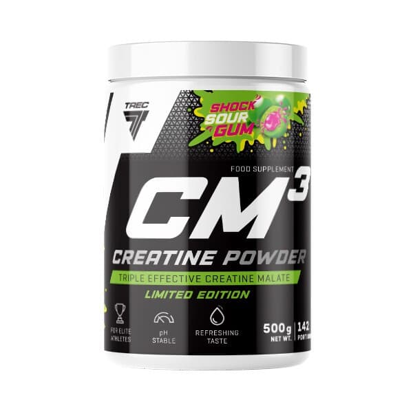 Trec - Cm3 Powder (Shock Sour Gum - 500g) – Trec förpackning