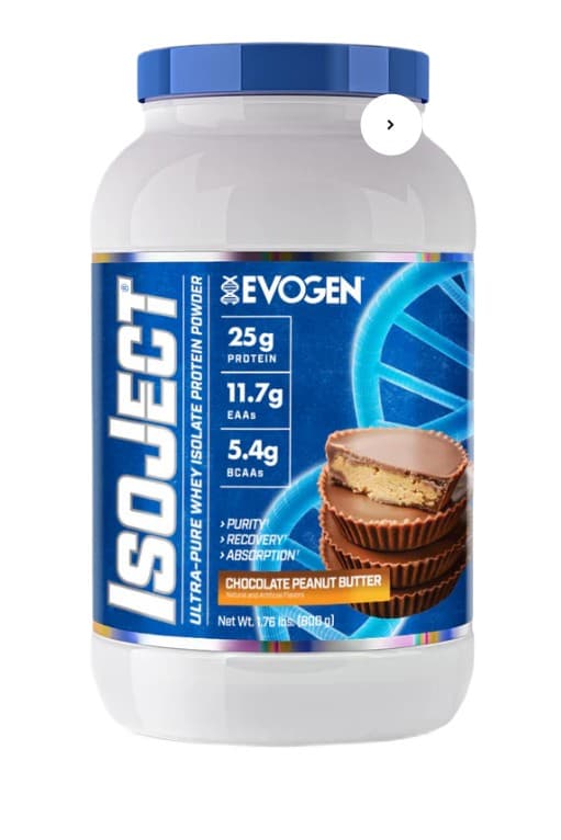 Evogen - Isoject, Chocolate Peanut Butter - 800g – Evogen förpackning